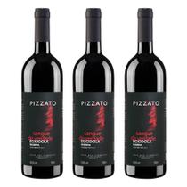 Kit 03 Unidades Vinho Pizzato Reserva Egiodola 750ml