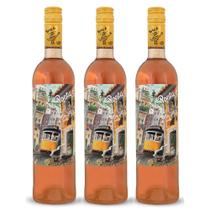 Kit 03 Unidades Vinho Porta 6 Rosé 750ml