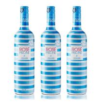 Kit 03 Unidades Vinho Rosé Piscine Stripes Suave 750ml