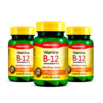 Kit 03 Vitamina B12 100% IDR 60 Cápsulas Maxinutri