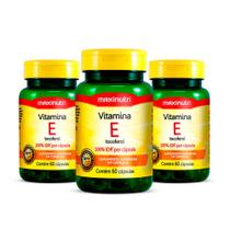 Kit 03 Vitamina E 100% IDR 60 Capsulas Maxinutri