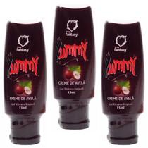 KIT 03 Yummy Gel Térmico Comestível Sabor Creme de Avela