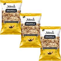 KIT 03X Granola Naturale 1KG Cereais Crocantes Passas e Mel Castanha do Pará Aveia Fibras Integral KIT 03X Granola Naturale 1KG Cereais Crocantes Passas e Mel Castanha do Pará Aveia Fibras Integral