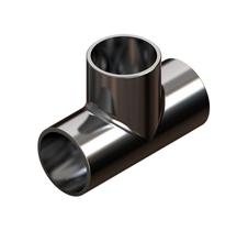 Kit 03x tee inox 304 pipe od 1'' x 1,5mm.