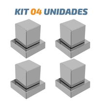 Kit 04 Acabamento De Registro Quadrado Abs 1/2" Ou 3/4" - Dazie Metais
