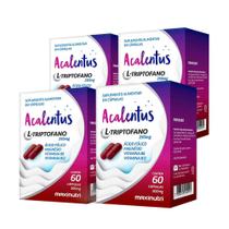Kit 04 Acalentus L triptofano 250mg 60 Cápsulas Maxinutri