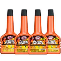 Kit 04 Aditivos para Combustível STP Octane Booster - 200ml - Trata até 50 Litros - Restaura Potência - ST-2090BR