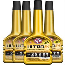 Kit 04 Aditivos para Combustível STP Ultra 5 em 1 Gasolina e Flex - 375ml - Limpeza do Sistema de Combustível - STP-2020 Kit 04 Aditivos para Combustível STP Ultra 5 em 1 Gasolina e Flex - 375ml - Limpeza do Sistema de Combustível - STP-2020