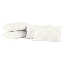 Kit 04 Almofadas Cheias Aveline 60cm x 30cm - Off White