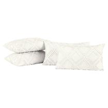 Kit 04 Almofadas Cheias Aveline 60cm x 30cm - Off White Kit 04 Almofadas Cheias Aveline 60cm x 30cm - Off White