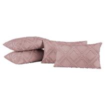 Kit 04 Almofadas Cheias Aveline 60cm X 30cm Rose Kit 04 Almofadas Cheias Aveline 60cm X 30cm Rose