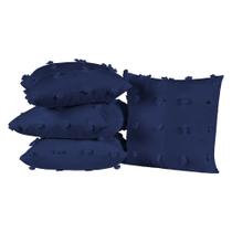 Kit 04 Almofadas Cheias Poppy 45cm x 45cm - Marinho Kit 04 Almofadas Cheias Poppy 45cm x 45cm - Marinho