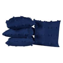Kit 04 Almofadas Cheias Poppy 45cm X 45cm - Marinho Kit 04 Almofadas Cheias Poppy 45cm X 45cm - Marinho