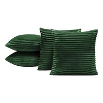 Kit 04 Almofadas Cheias Velvet Bariloche 45cm x 45cm - Verde