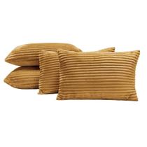 Kit 04 Almofadas Cheias Velvet Bariloche 60Cm X 30Cm Soft Kit 04 Almofadas Cheias Velvet Bariloche 60Cm X 30Cm Soft