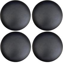 Kit 04 Assentos Redondo Preto 35 Cm