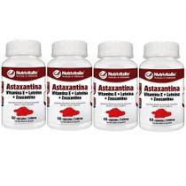 Kit 04 Astaxantina + Vit. E + Luteina + Zeaxantina 60Caps