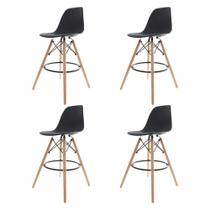 Kit 04 Banquetas Altas Eames Charles Eiffel