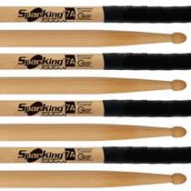 Kit 04 Baquetas Spanking Comfort Grip Emborrachada 7A Marfim Kit 04 Baquetas Spanking Comfort Grip Emborrachada 7A Marfim