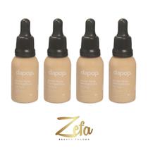 Kit 04 Base Fluída Make Bem Basiquinha 30ml Cor 0,75 - Dapop Kit 04 Base Fluída Make Bem Basiquinha 30ml Cor 0,75 - Dapop