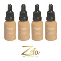 Kit 04 Base Fluída Make Bem Basiquinha 30ml Cor 2.5 - Dapop