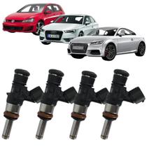 Kit 04 Bico Injetor Bosch A1 A3 A4 A5 Q5 S3 TT Golf Passat