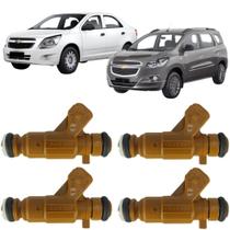 Kit 04 Bico Injetor Bosch Cobalt Spin Econoflex 12 Em Diante