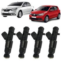 Kit 04 Bico Injetor Bosch Logan 14 A 20 Sandero 1.6 14 A 16
