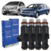 Kit 04 Bico Injetor Gauss Civic 1.8 16V Fit 1.4/1.5 16V