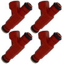Kit 04 Bicos Injetores Fiat Palio Siena 1.4 Flex