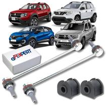 Kit 04 bieleta bucha barra estabilizadora traseira duster 2012 a 2025 oroch captur 2015 a 2025