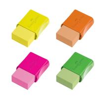 Kit 04 Borracha Max Tons Neon Colorida Faber-Castell Kit 04 Borracha Max Tons Neon Colorida Faber-Castell