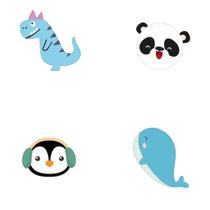 Kit 04 Borrachas Pet Formas de Animais Fofos Divertidos Criativos Leo&Leo