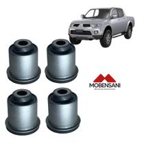 Kit 04 bucha bandeja inf l200 triton, pajero dakar mobensani