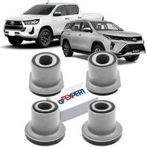 Kit 04 Buchas Caixa Setor Direção Hilux SW4 SRW 2016 2017 2018 2019 2020 2021 2022 E 2023