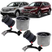 Kit 04 buchas da bandeja dianteira crv cr-v 2012 2013 2014 2015 2016