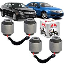 Kit 04 buchas do braço curvo boomerang suspensão traseira fusion 2006 2007 2008 2009 2010 2011 2012