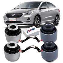 Kit 04 buchas do braço curvo boomerang traseiro arrizo 5 2018 2019 2020 2021