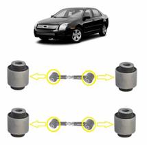 Kit 04 Buchas Do Braço Regulável Suspensão Traseira Ford Fusion 2006 à 2012 Kit 04 Buchas Do Braço Regulável Suspensão Traseira Ford Fusion 2006 à 2012