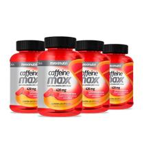 kit 04 Caffeine Maxx 420mg Cafeína Anidra 120 Caps Maxinutri