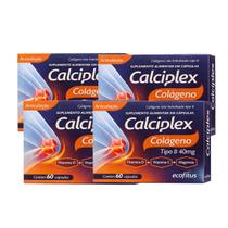 Kit 04 Calciplex Colágeno Tipo II 40mg Ecofitus 60 Cápsulas