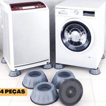 Kit 04 Calços De Borracha Para Pés De Máquina De Lavar, A