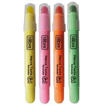 Kit 04 Caneta Marca Texto em Gel Rotulador Cores Neon Tilibra Grifa Texto Bíblia Vade Mecum Kit 04 Caneta Marca Texto em Gel Rotulador Cores Neon Tilibra Grifa Texto Bíblia Vade Mecum