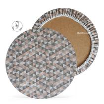 KIT 04 Capa de Sousplat Chevron Cinza - 35 cm - Várias Cores e Estampas - Supla Jogo Americano KIT 04 Capa de Sousplat Chevron Cinza - 35 cm - Várias Cores e Estampas - Supla Jogo Americano