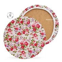 KIT 04 Capa de Sousplat Floral Ypê - 35 cm - Várias Cores e Estampas - Supla Jogo Americano