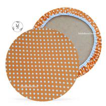 KIT 04 Capa de Sousplat Poá Laranja - 35 cm - Várias Cores e Estampas - Supla Jogo Americano KIT 04 Capa de Sousplat Poá Laranja - 35 cm - Várias Cores e Estampas - Supla Jogo Americano