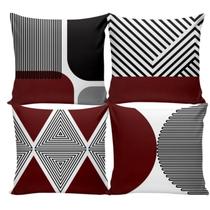 Kit 04 Capas de Almofadas Decorativas Para Sofá Cama Diversas Estampas