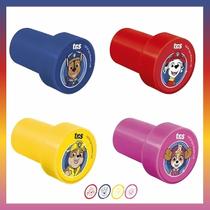 Kit 04 Carimbos Escolar Patrulha Canina Cachorrinhos Animais Coloridos Divertidos - Tris