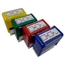 Kit 04 carimbos matemática - quadrado