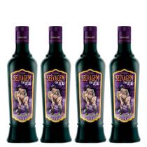 Kit 04 Catuabas Selvagem Açai 1000Ml